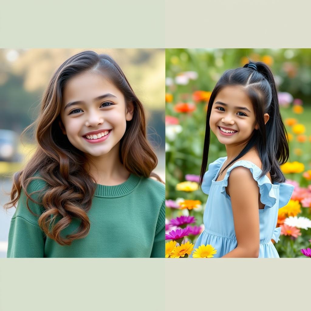 A digital collage featuring two photos side by side