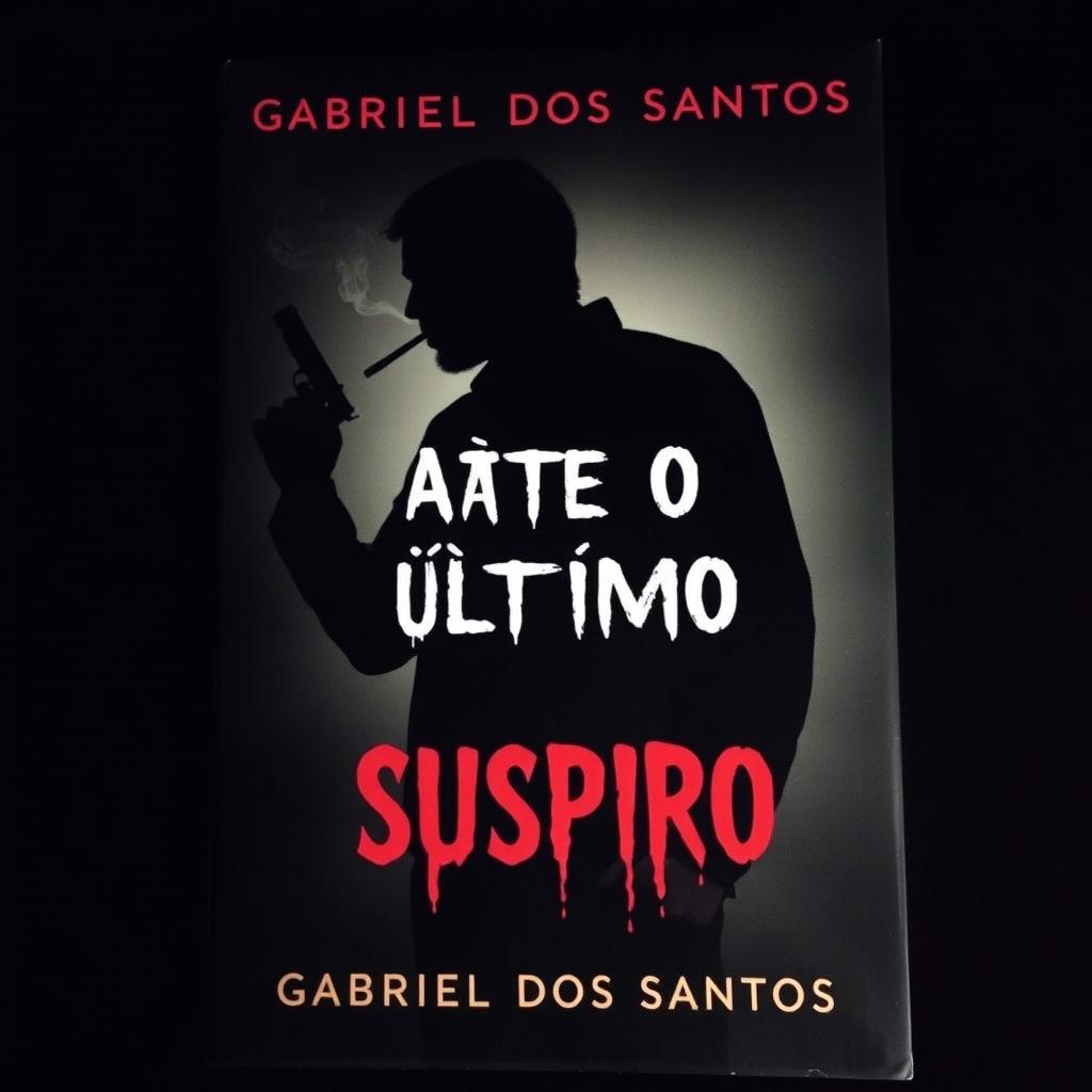 Dramatic Book Cover: Shadows of Mystery