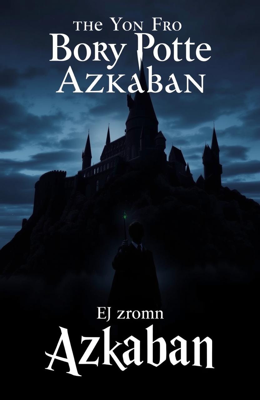 A dramatic scene depicting a dark castle perched atop a hill under a night sky