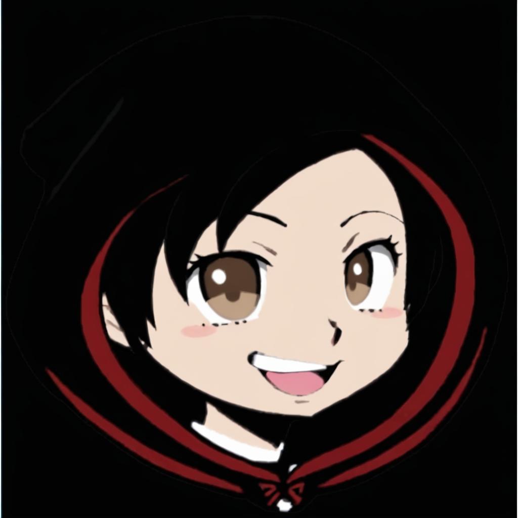 Mysterious Beauty in a Red Hoodie Cloak