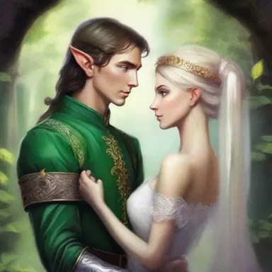 The amative relationship between the elf prince and the human princess is a central theme in this fantasy novel.