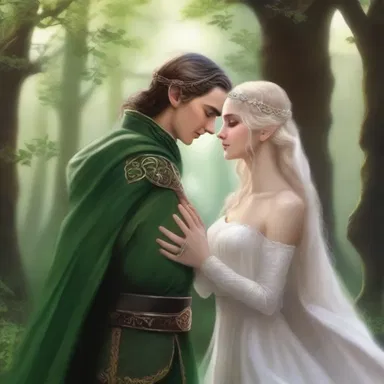 The amative relationship between the elf prince and the human princess is a central theme in this fantasy novel.