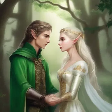 The amative relationship between the elf prince and the human princess is a central theme in this fantasy novel.