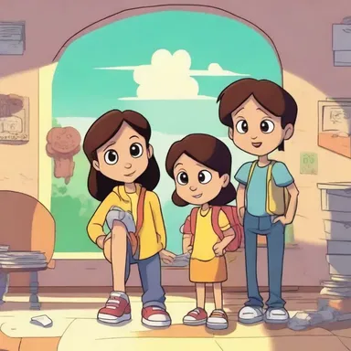 The amative storyline between the cartoon characters adds depth and emotional appeal to this animated series.