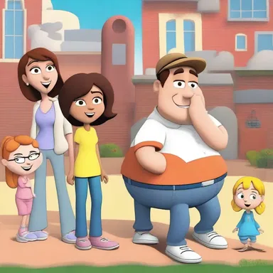 The amative storyline between the cartoon characters adds depth and emotional appeal to this animated series.