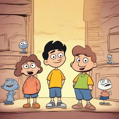 The amative storyline between the cartoon characters adds depth and emotional appeal to this animated series.