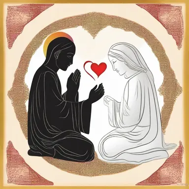 Love is a central theme in many religious texts, with amative relationships often symbolizing divine connections.
