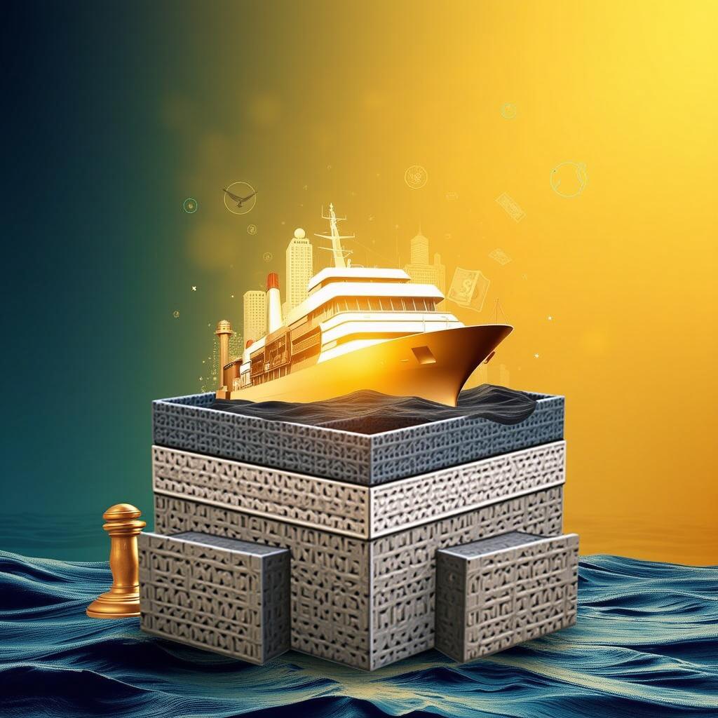 A captivating book cover for a legal text titled "Pembebanan Hipotek Kapal Laut pada Perjanjian Kredit Perbankan"