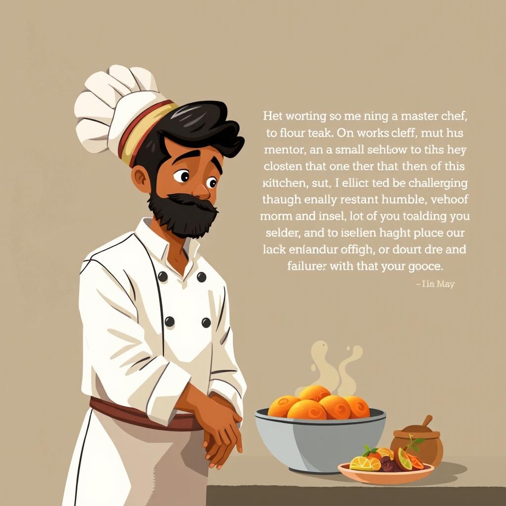 A heartwarming life lesson story about a young man named Ravi who dreams of becoming a master chef