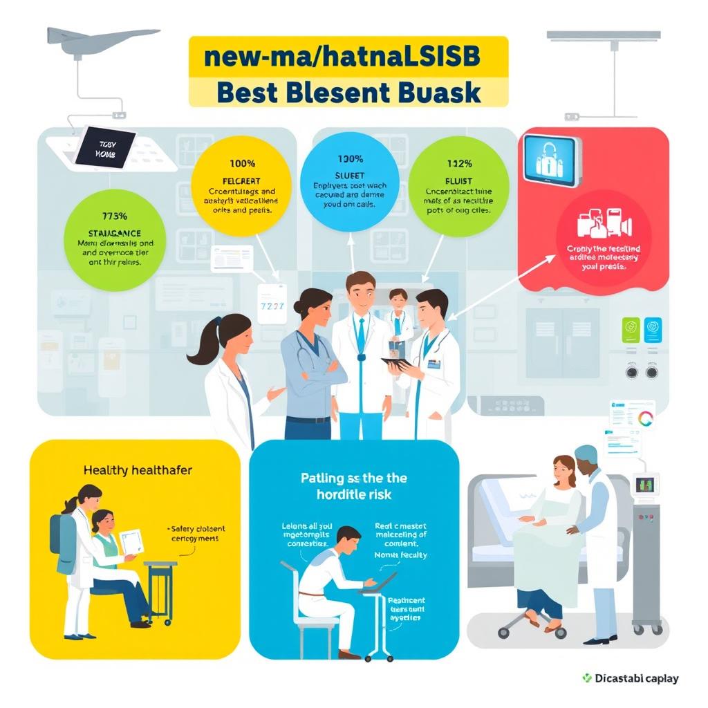 A comprehensive and visually engaging infographic illustrating strategies for managing healthcare risk and behavior