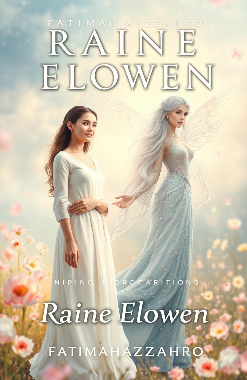 A stunning book cover design for 'Raine Elowen' by Fatimah Azzahro