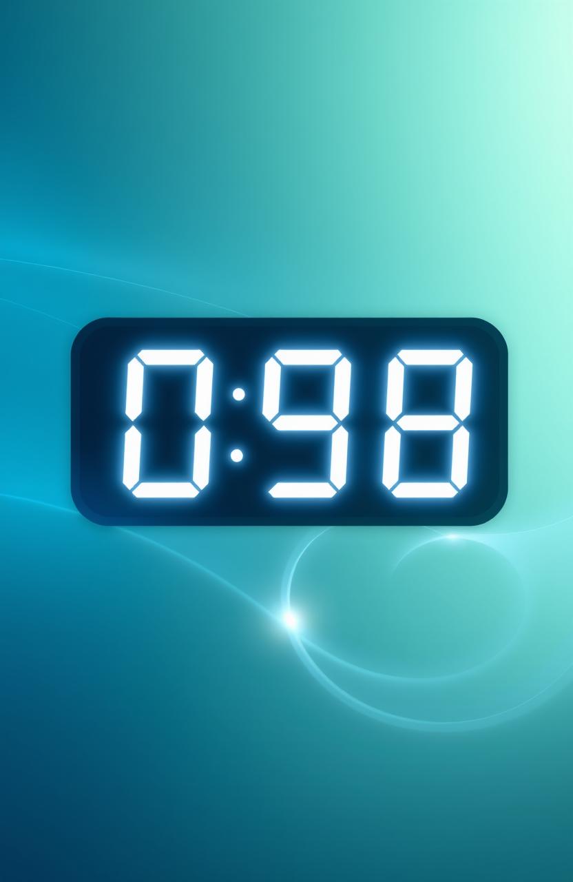 A sleek, modern number counter displayed in a digital format