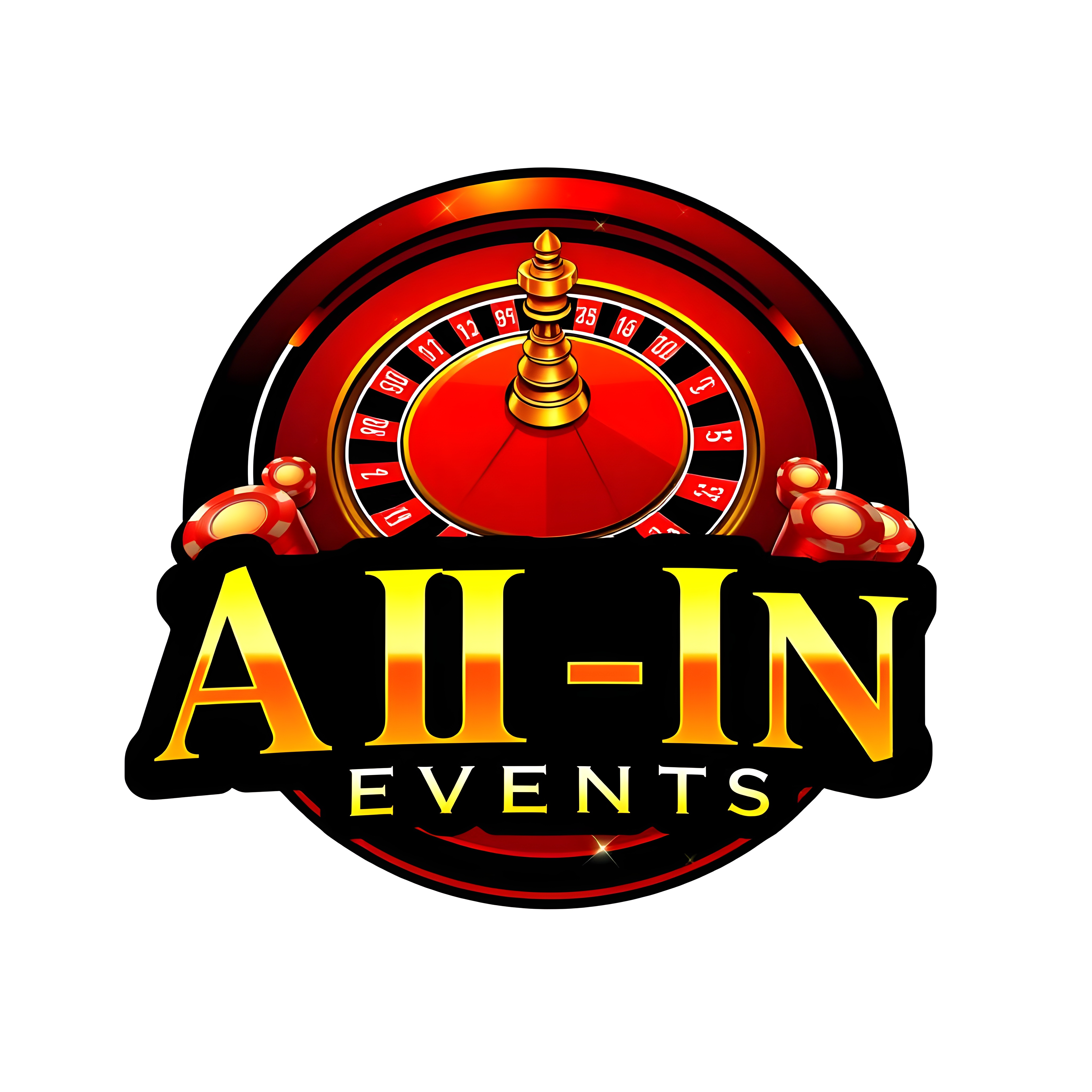 All-In Events Logo Design: Capture the Casino Spirit