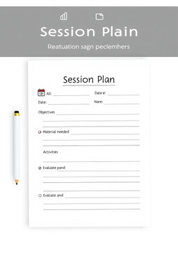Create Your Perfect Session Plan Template
