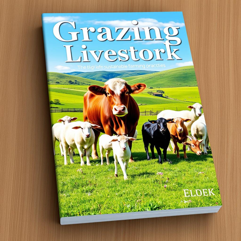 An informative and visually appealing eBook cover featuring various grazing livestock on a picturesque farm