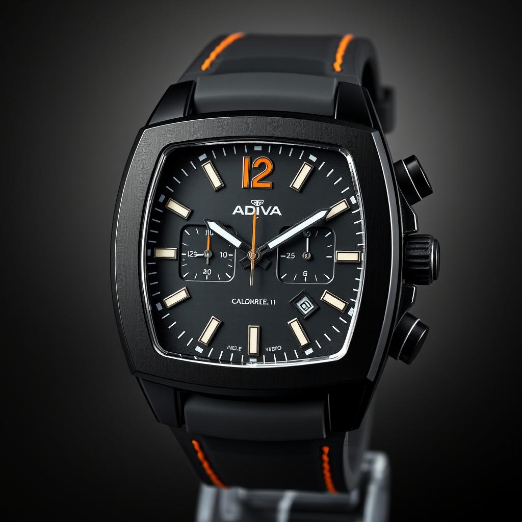 A sporty wristwatch inspired by the Tag Heuer Monaco Calibre 11, designed to showcase an athletic aesthetic rather than a dress watch