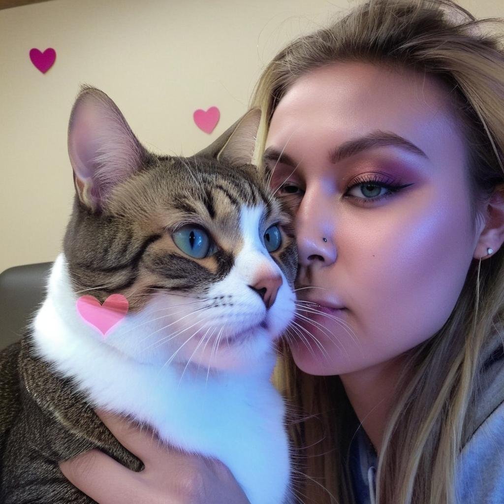 Unbreakable Bond: Girl and Her Tabby Cat