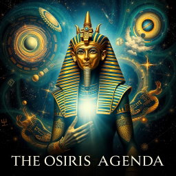 A visually striking artwork inspired by 'The Osiris Agenda'