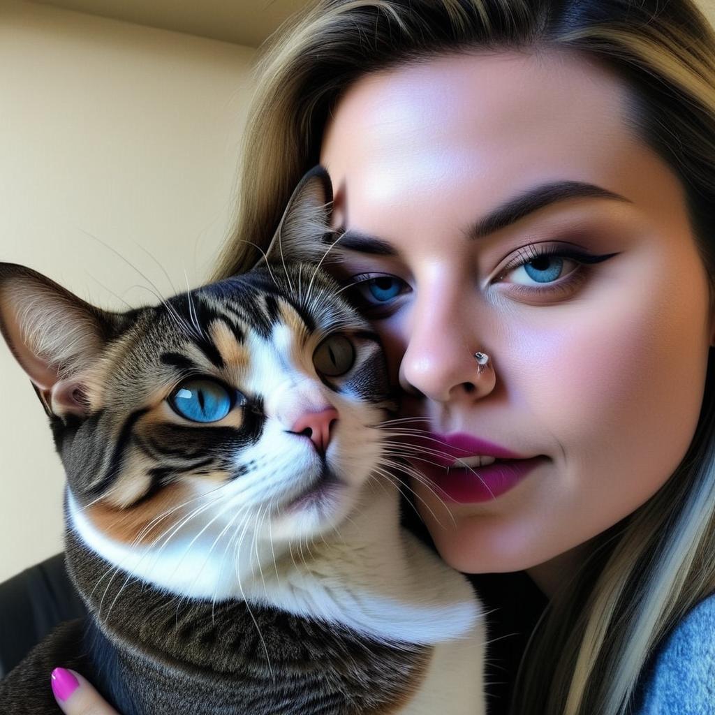 Unbreakable Bond: A Girl and Her Tabby Cat