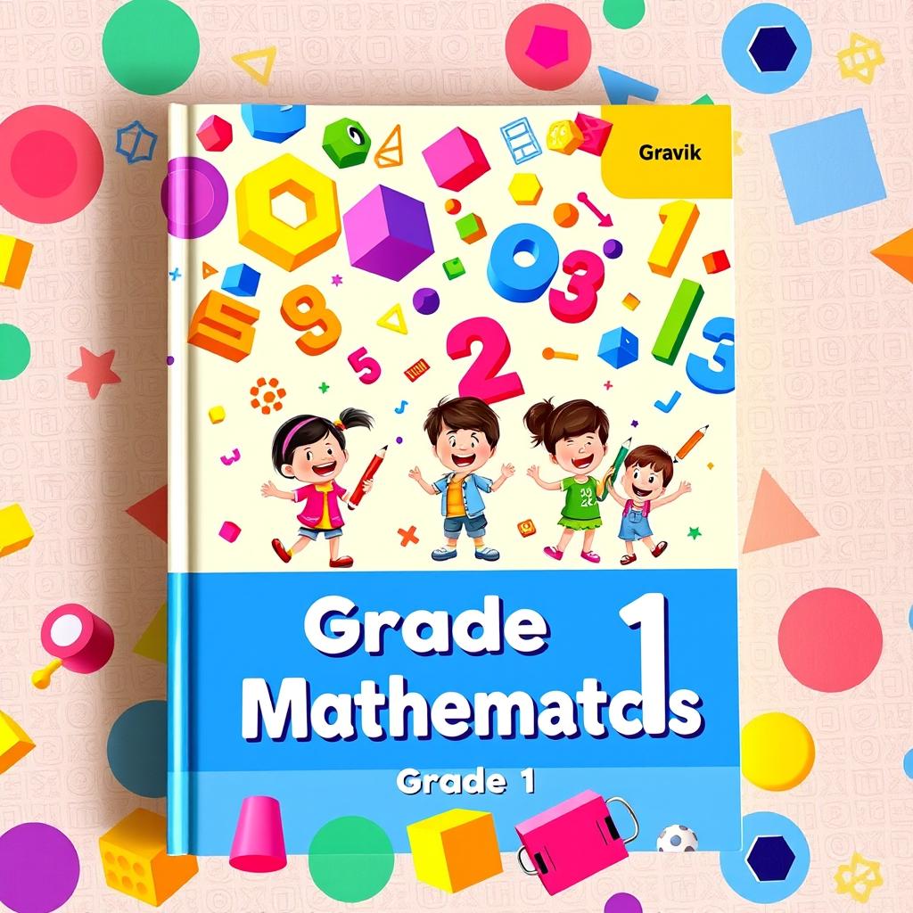 Bright and Fun Grade 1 Math Textbook Cover