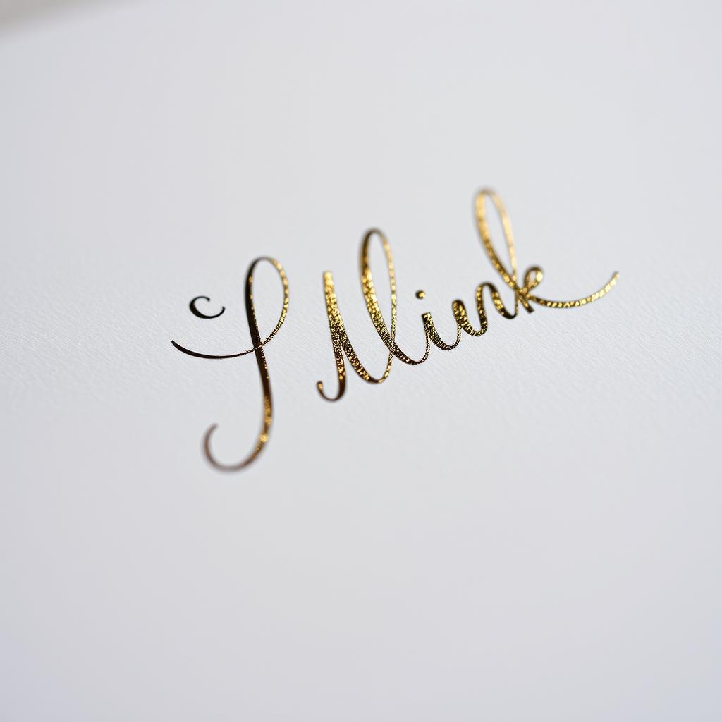 Artistry in Ink: Elegant Cursive Signature