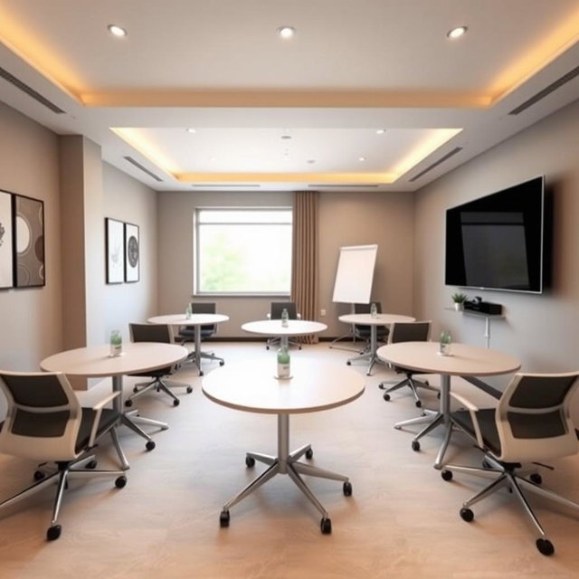 Vibrant Conference Room for Collaborative Learning