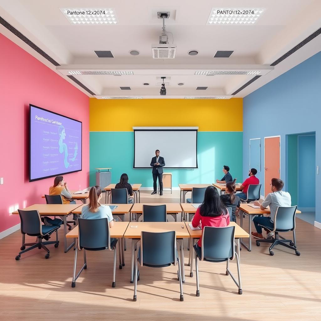 Vibrant Conference Room for Collaborative Learning