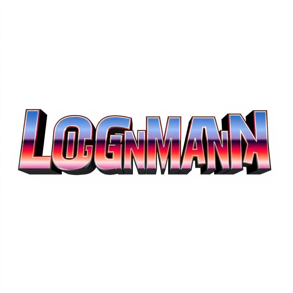 A stylized design featuring the text "LoganMania" in a retro WWF style font
