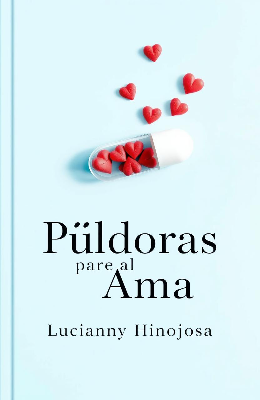 A minimalistic and elegant book cover for the title 'Píldoras para el Alma'