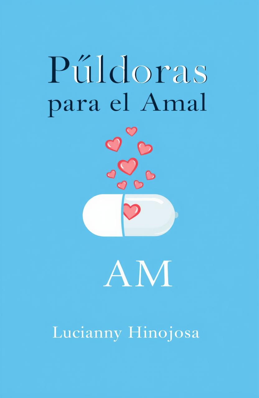 A minimalistic and elegant book cover for the title "Píldoras para el Alma"
