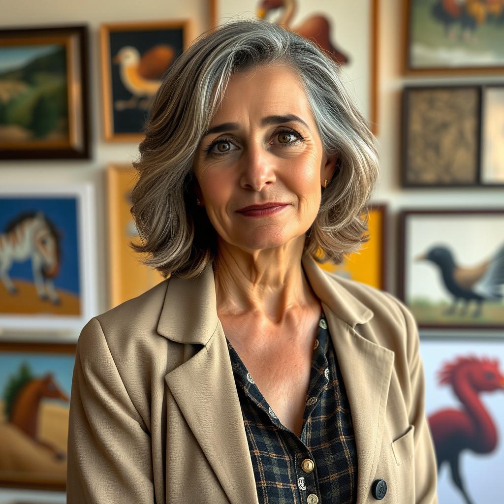 A poignant portrait of Clara, Amelia's 50-year-old mother, who is a former art teacher now running a small, inviting gallery