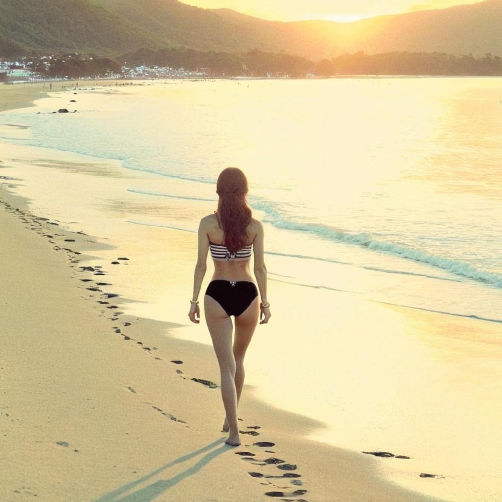 Tranquil Beach Sunset Escape