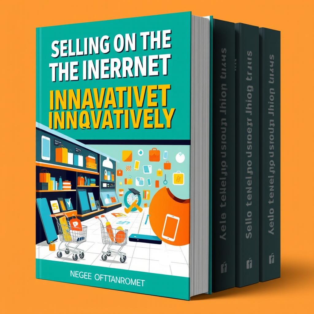 A captivating ebook cover design focused on the theme 'Selling on the Internet Innovatively'