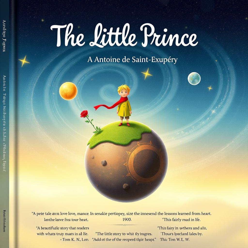 A unique interpretation of the book cover for 'The Little Prince'