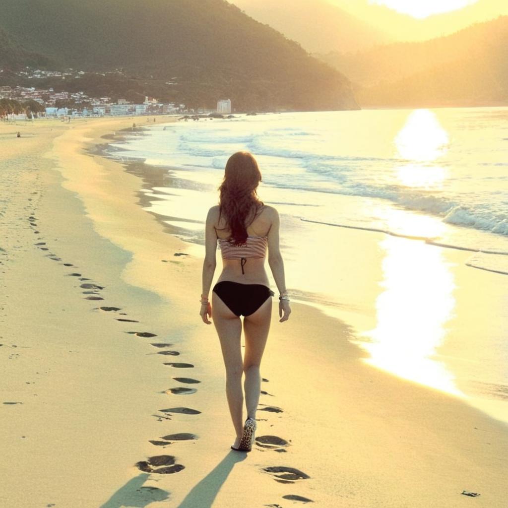 Serenity Awaits: Beach Sunset Bliss