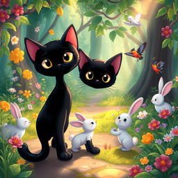 A captivating fable about a black cat that emphasizes themes of unity and acceptance despite differences