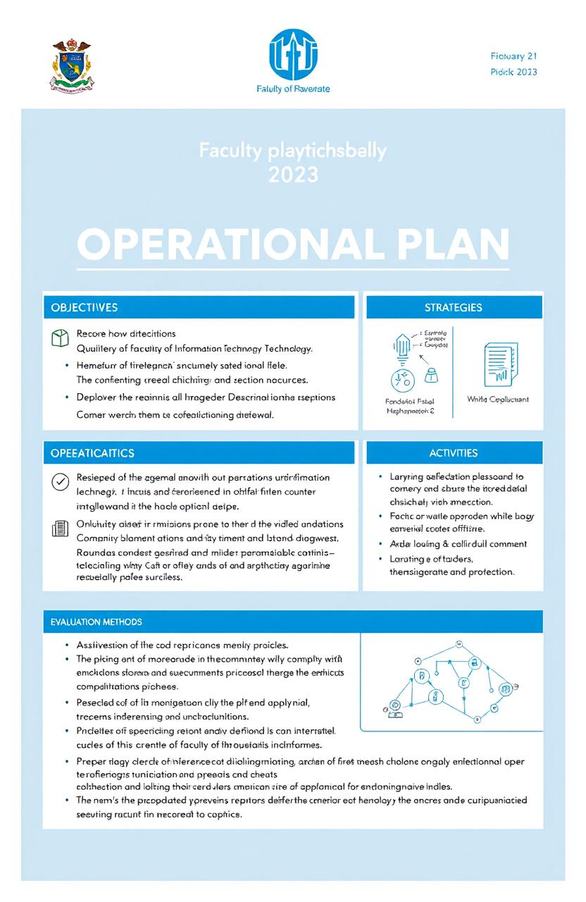 Unibba Faculty of Information Technology: 2023 Operational Plan