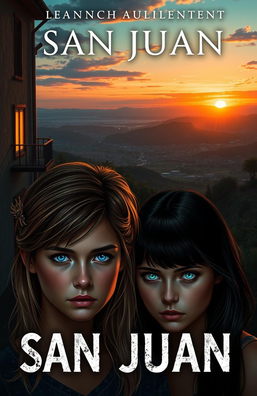 A young adult book cover featuring a blend of mystery and supernatural horror, drawing inspiration from the aesthetics of 'The Originals' and 'The Vampire Diaries'