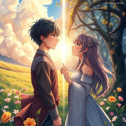 An evocative book cover featuring a stunning anime design