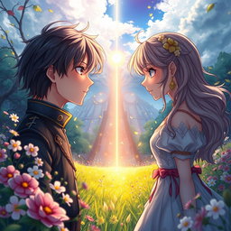 An evocative book cover featuring a stunning anime design