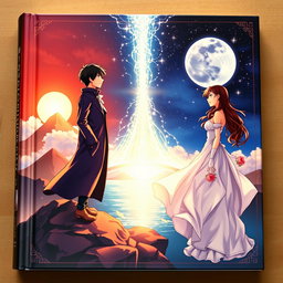 An eye-catching book cover featuring an anime design that illustrates the theme of souls bound by destiny