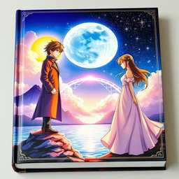 An eye-catching book cover featuring an anime design that illustrates the theme of souls bound by destiny