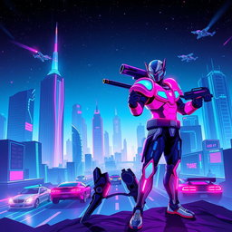 A vibrant and dynamic gaming banner for a YouTube profile, sized 2048x1152 pixels