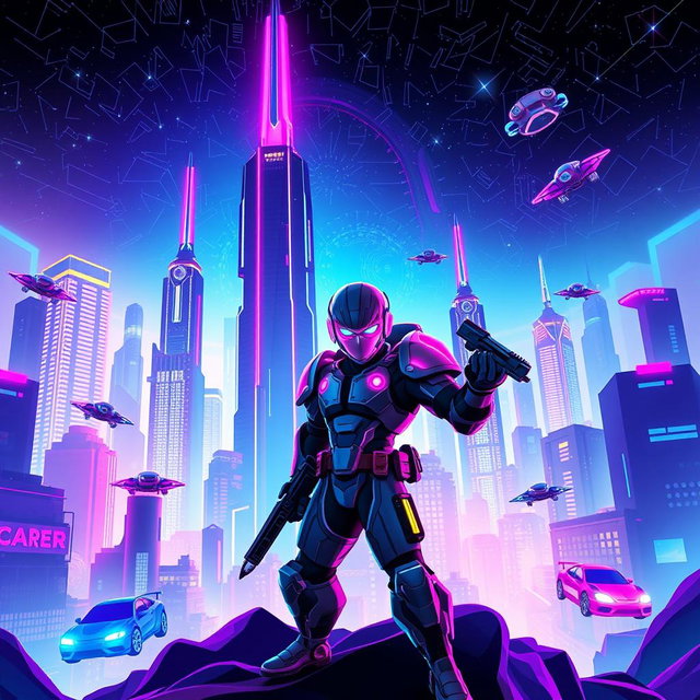 A vibrant and dynamic gaming banner for a YouTube profile, sized 2048x1152 pixels