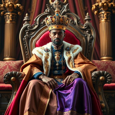 Majestic Royalty: A Grand Portrait of Regal Authority