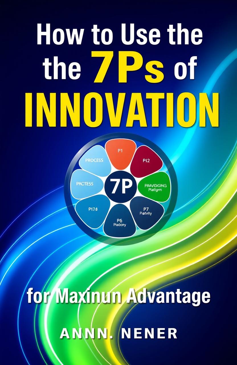 A book cover design for 'How to Use the 7Ps of Innovation for Maximum Advantage'