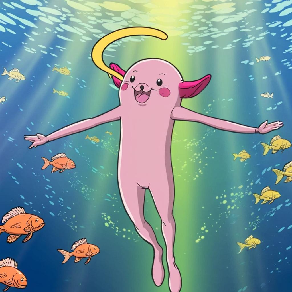 Dive into Fantasy: Unicorn-Horned Octopus