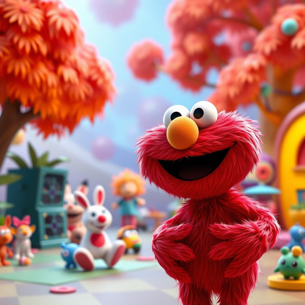 Meet Your New Favorite Character: Pixar-Style Elmo