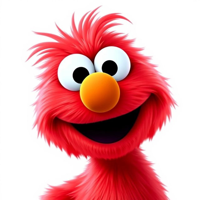 Adorable Pixar-Style Elmo