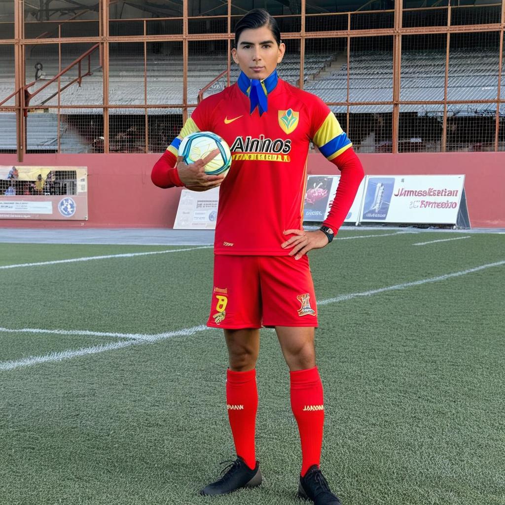 Unleash Your Passion: Proud Football Player in Action